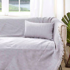 Διακοσμητική Μαξιλαροθήκη Charisma Cotton Fishbone Silver 30X50